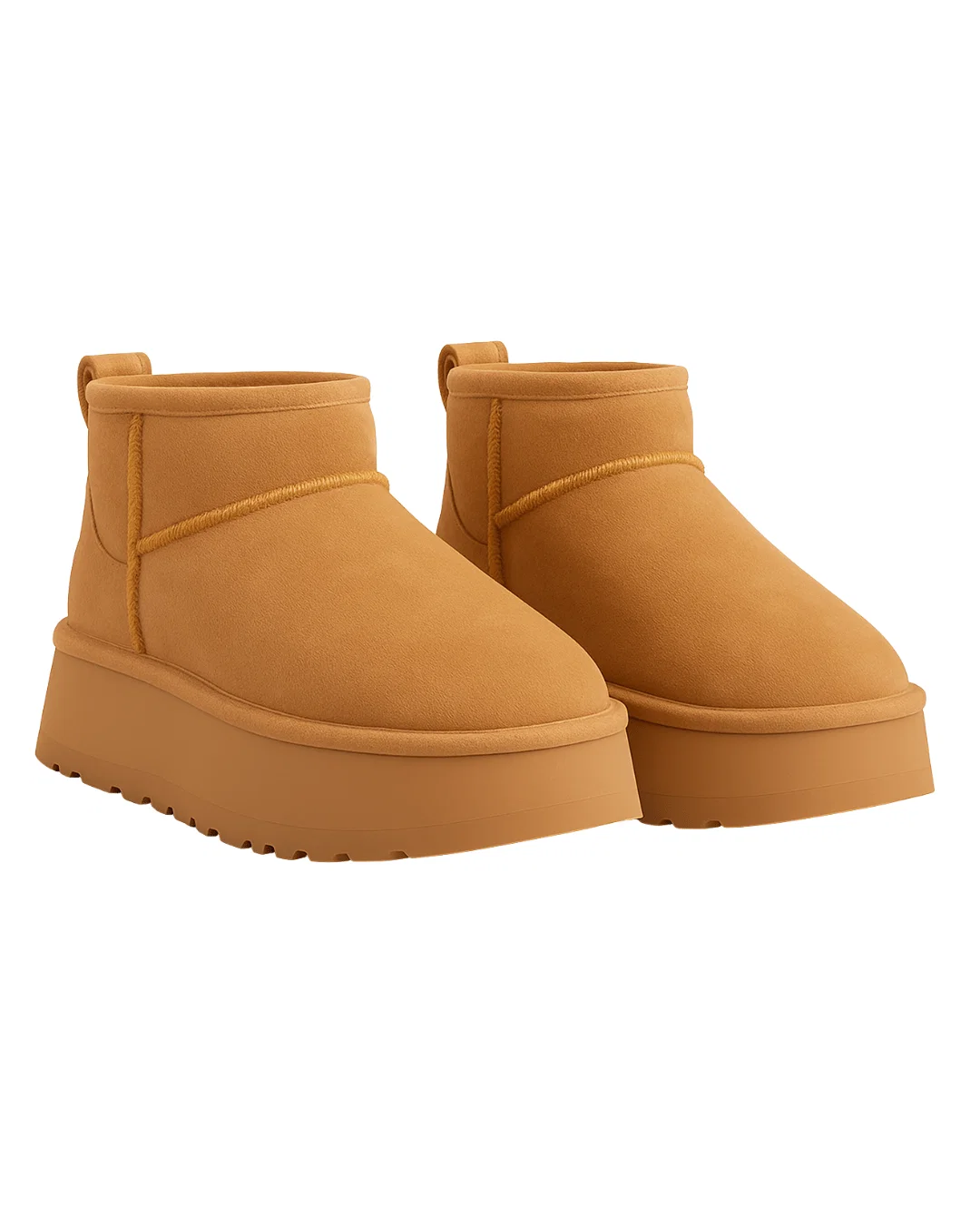 Contemporary Platform Suede Ankle Boots Exceptional
