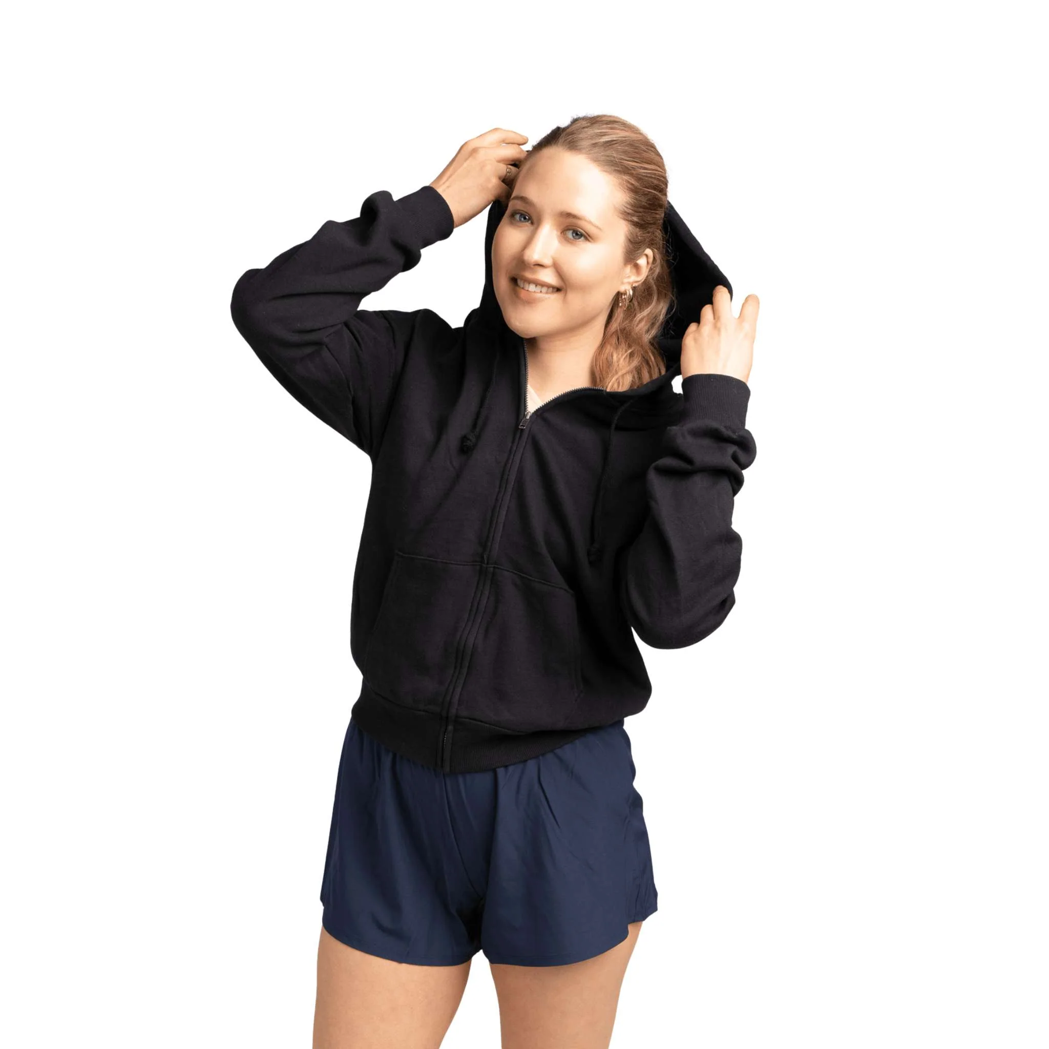 Efficient Zip-Up Hoodie with Pockets Artisan