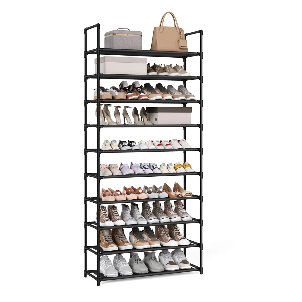 User-Friendly SONGMICS SONGMICS Shoe Rack 10-Tier Shoe Shelf Shoe Storage Organizer Durable