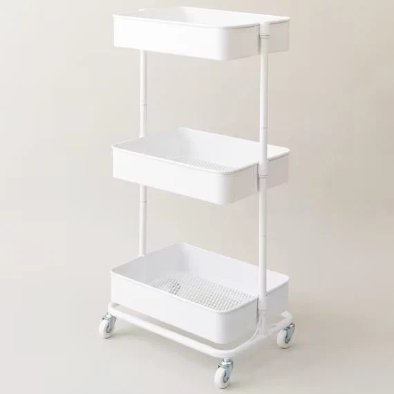 Enhanced STEEL WAGON TROLLEY4 WH Organic