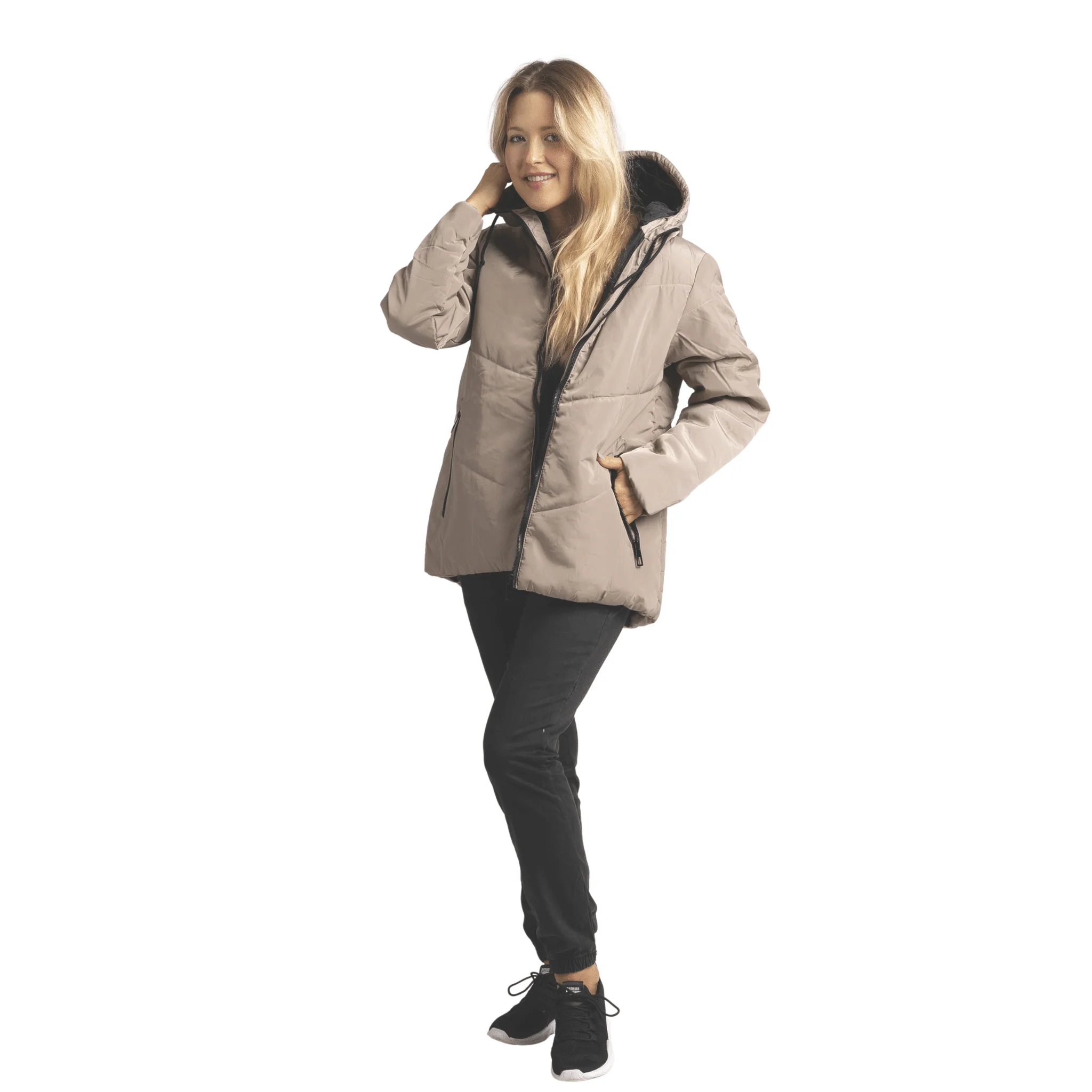 Next-Generation Insulated Hooded Puffer Jacket Organic