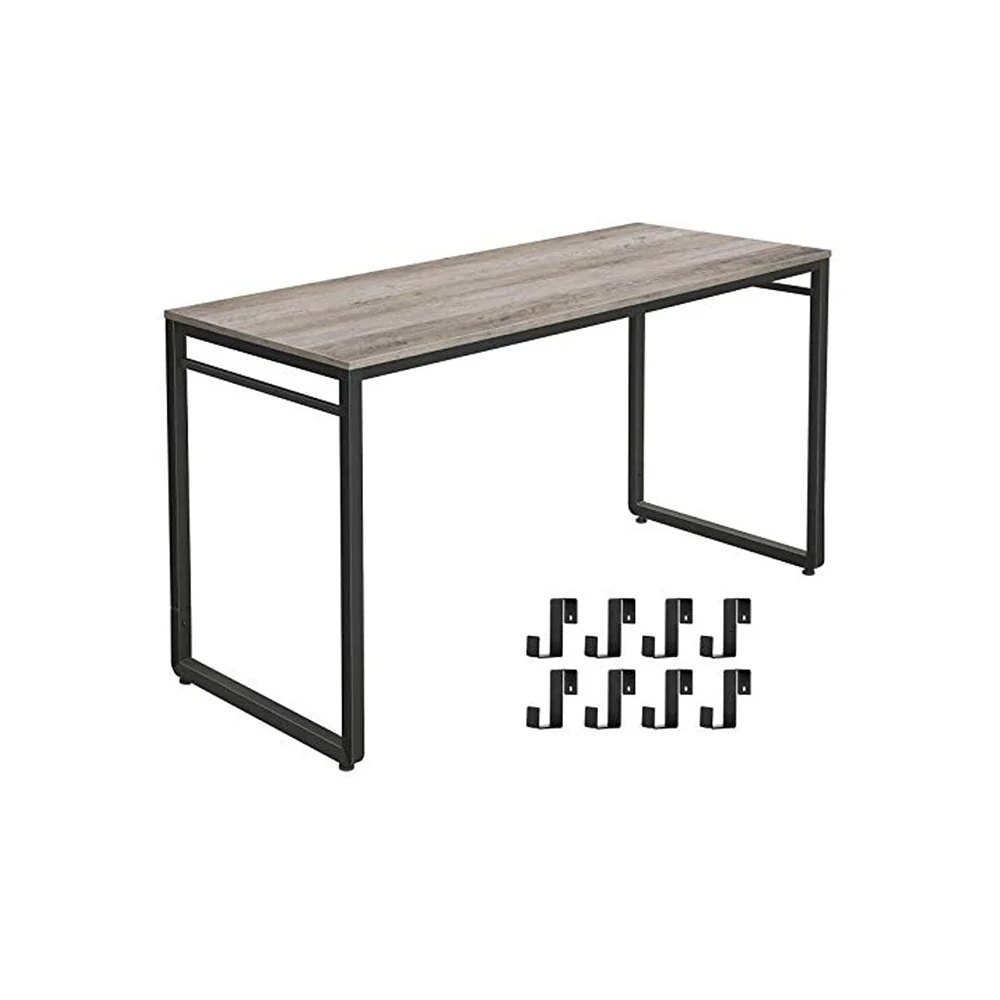 Innovative VASAGLE Computer Desk Office Desk with 8 Hooks for Study Home Office Recyclable