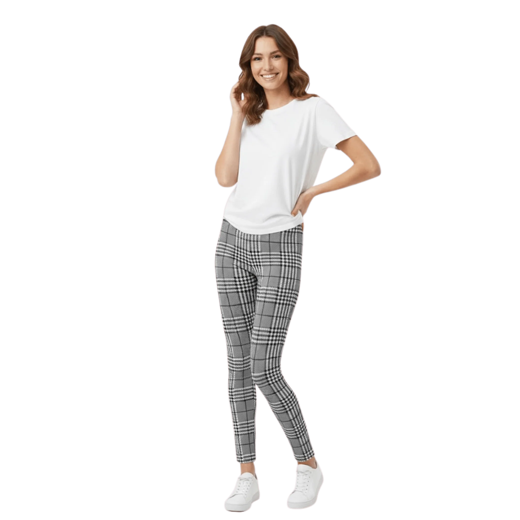 Outstanding Soft Stretch Patterned Leggings Carefully Designed