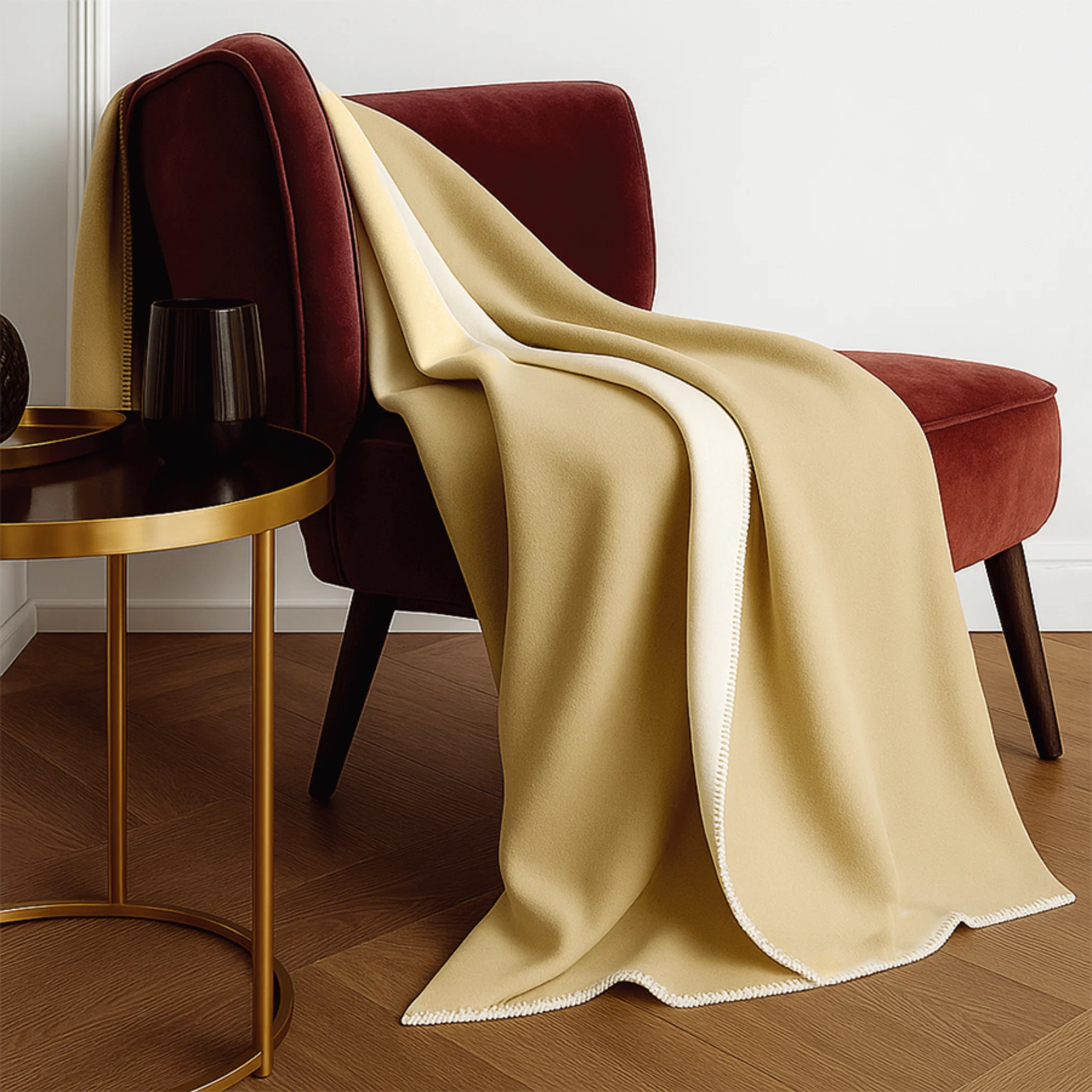 User-Friendly Throw Fleece Reversible 50×60 Original Design