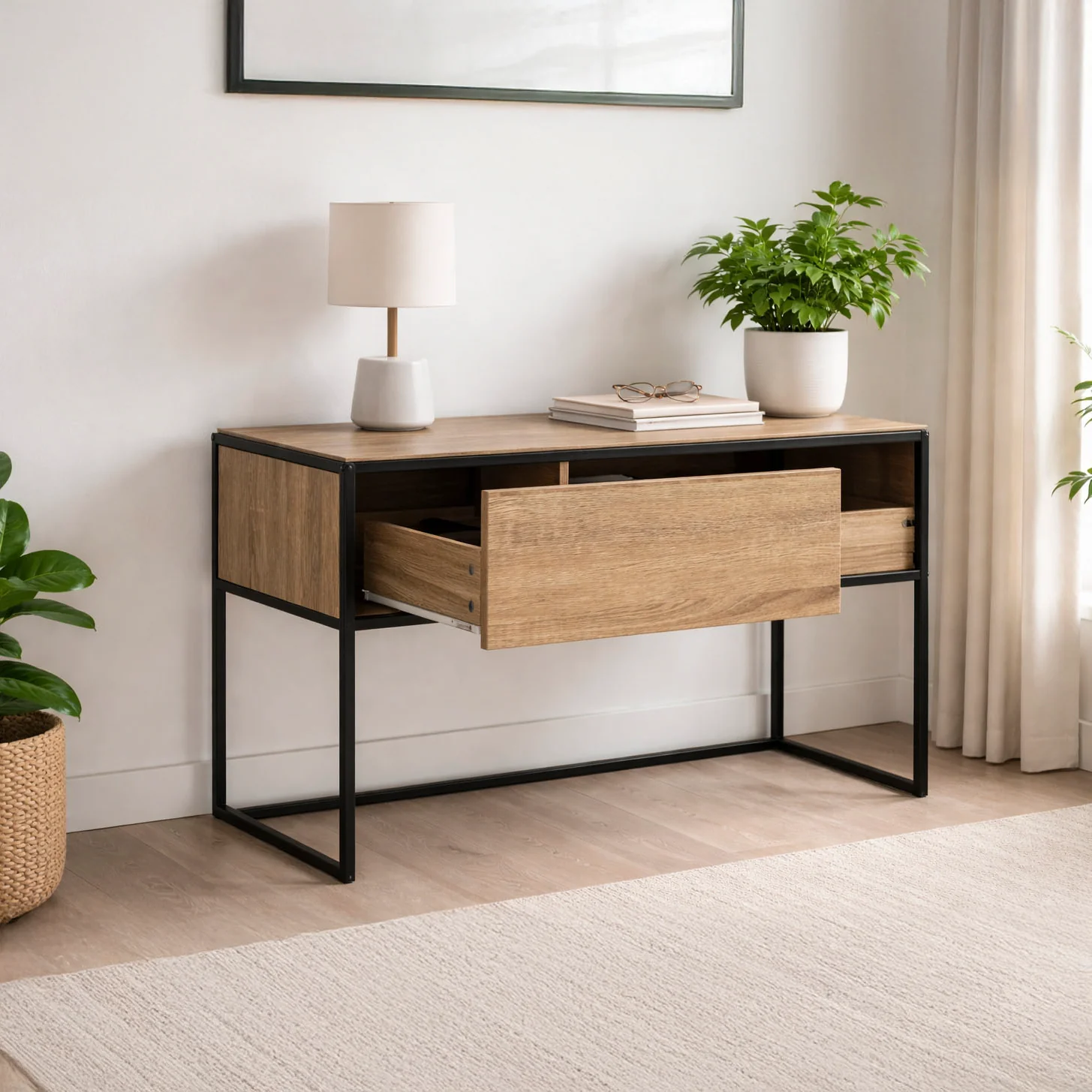 Powerful Console Table with Drawer Genuine