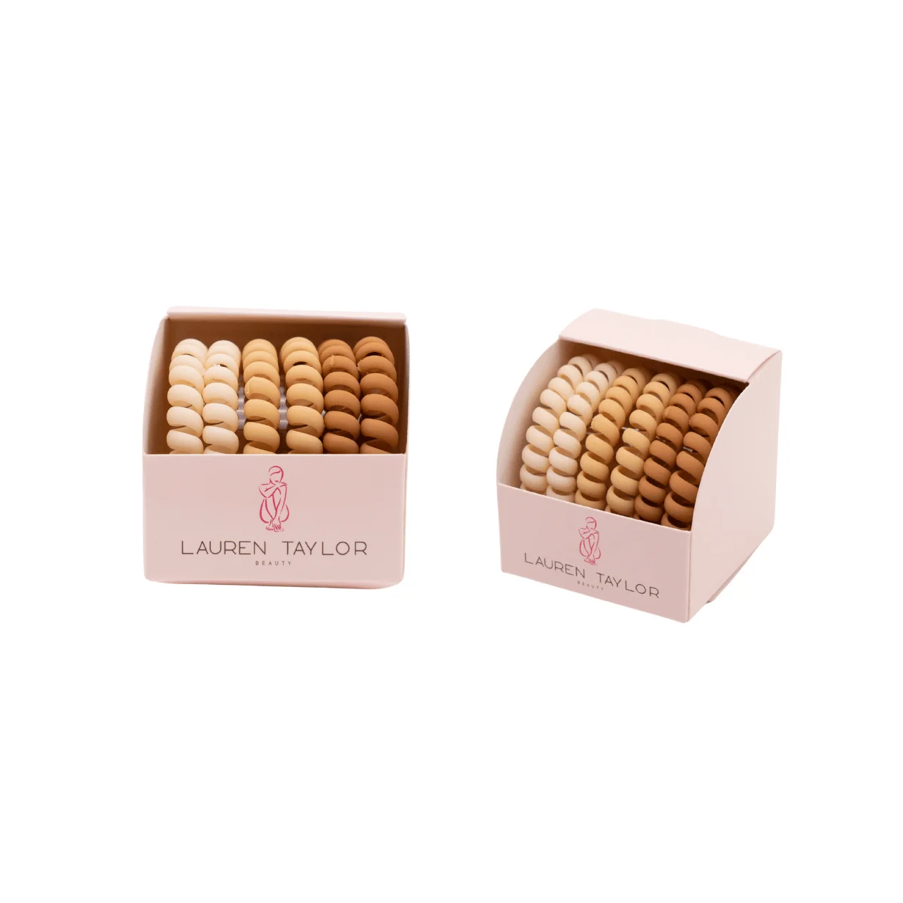 Unique Spiral Hair Tie Set Fine Crafted