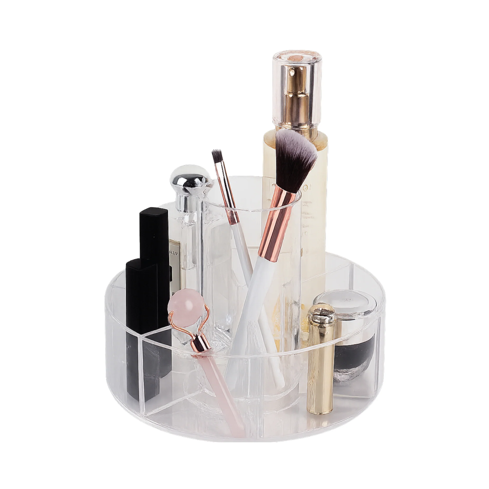 Excellent Rotating Clear Acrylic Makeup Organizer Luxury