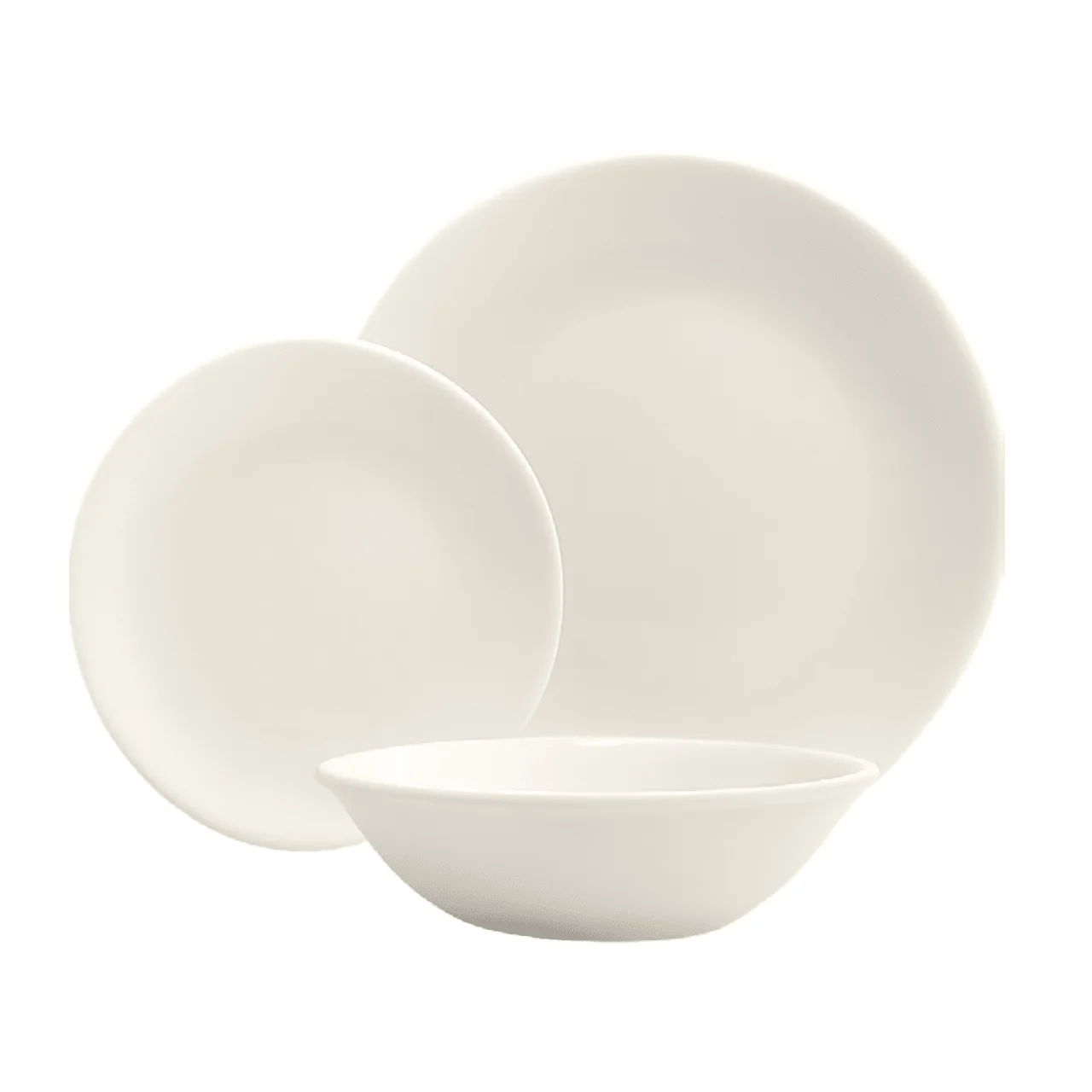 World-Class White Ceramic Dinnerware Set Artisan