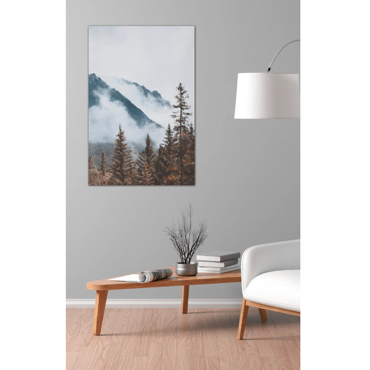 World-Class Wall Art 80×120 – Fall Winter Scenery Assortment Modern