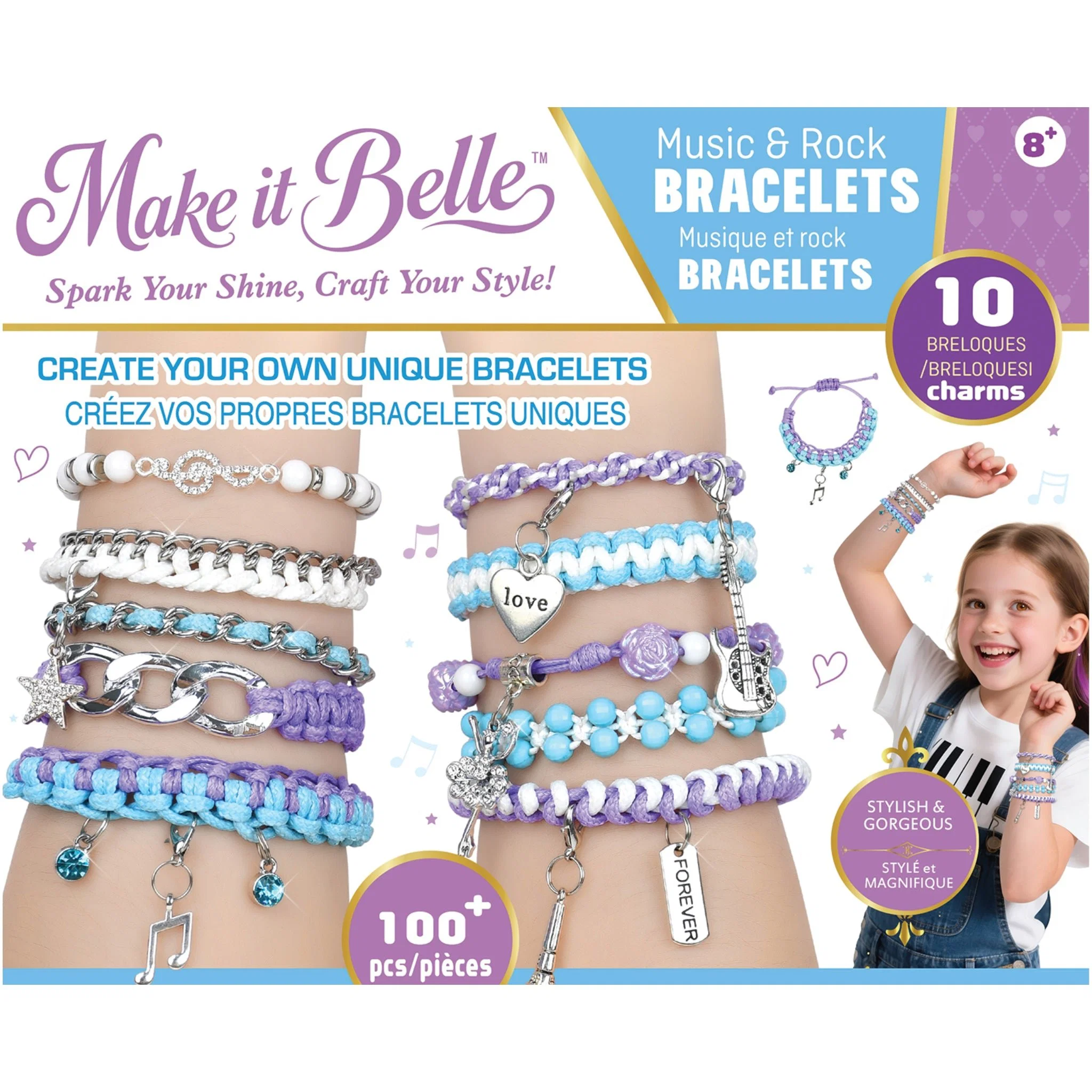 Sophisticated Make It Belle – Music Rock Bracelet Making Kit Flexible