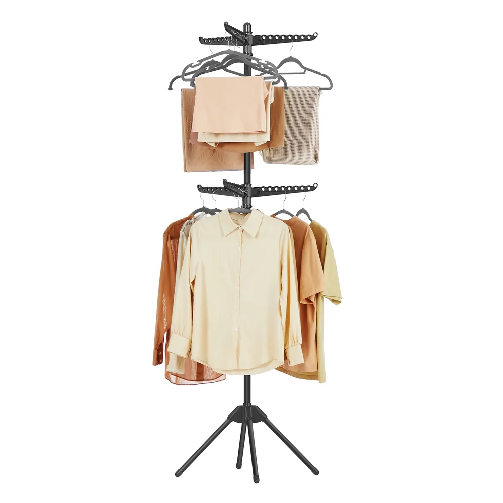 Outstanding SONGMICS 2-Tier Folding Clothes Drying Rack Carefully Designed