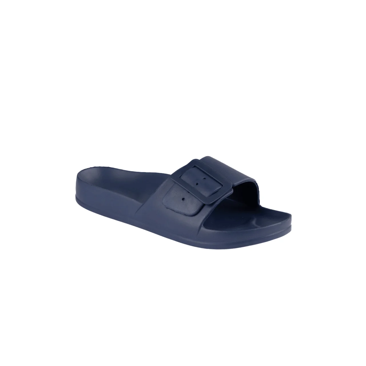 Sophisticated Single Buckle Slide Sandals Enhanced