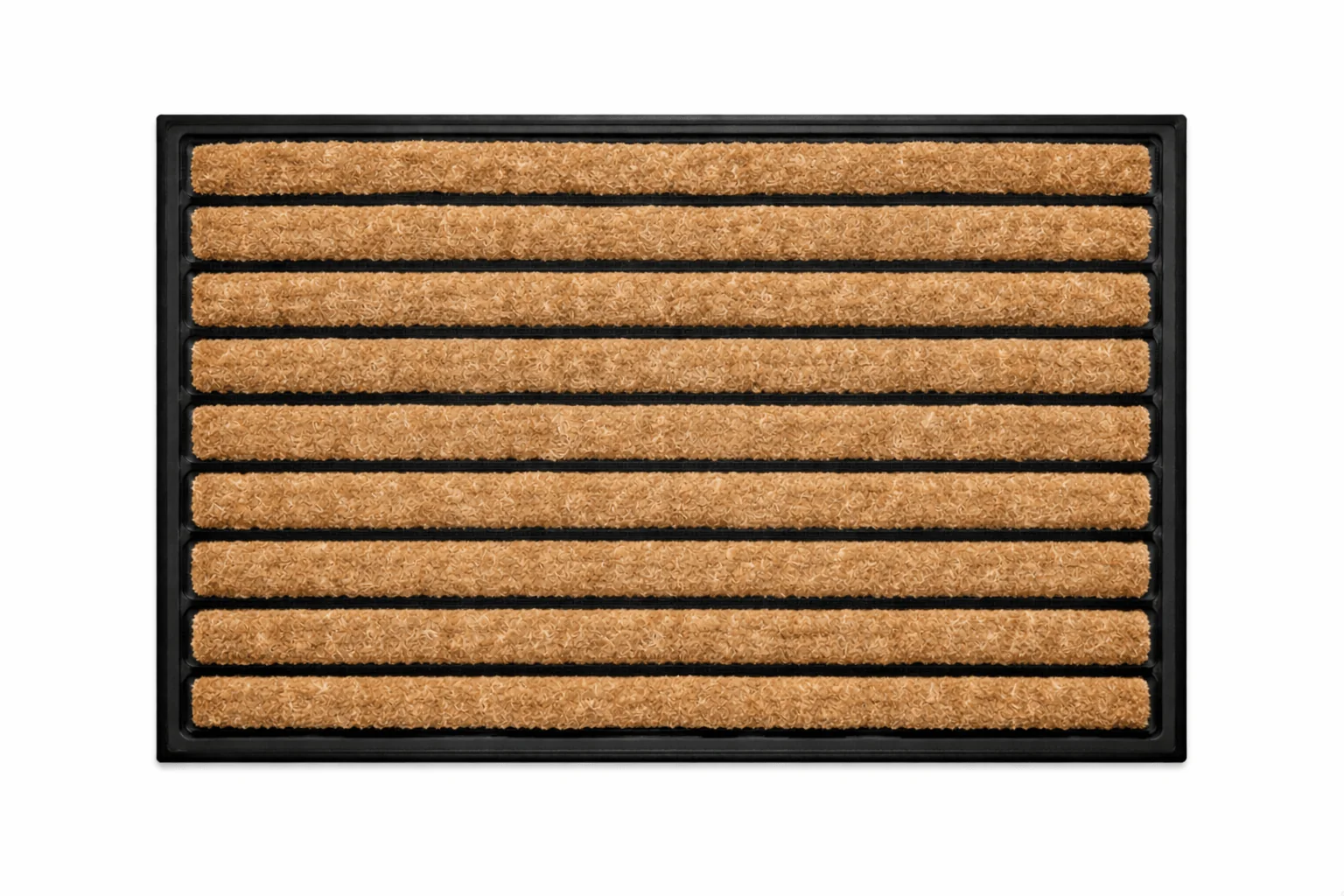 Clean Coir Door Mat with Rubber Backing – Assorted Patterns 45 x 75 cm Convenient