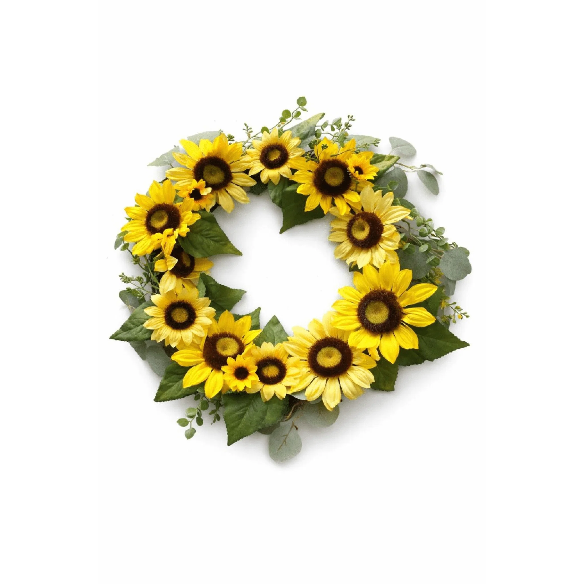 Soft Sunflower Spring Wreath – Assorted Styles First-Class