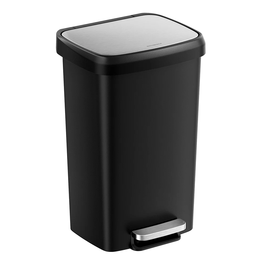 Stylish SONGMICS 12-Gallon 45 L Kitchen Trash Can Carefully Designed
