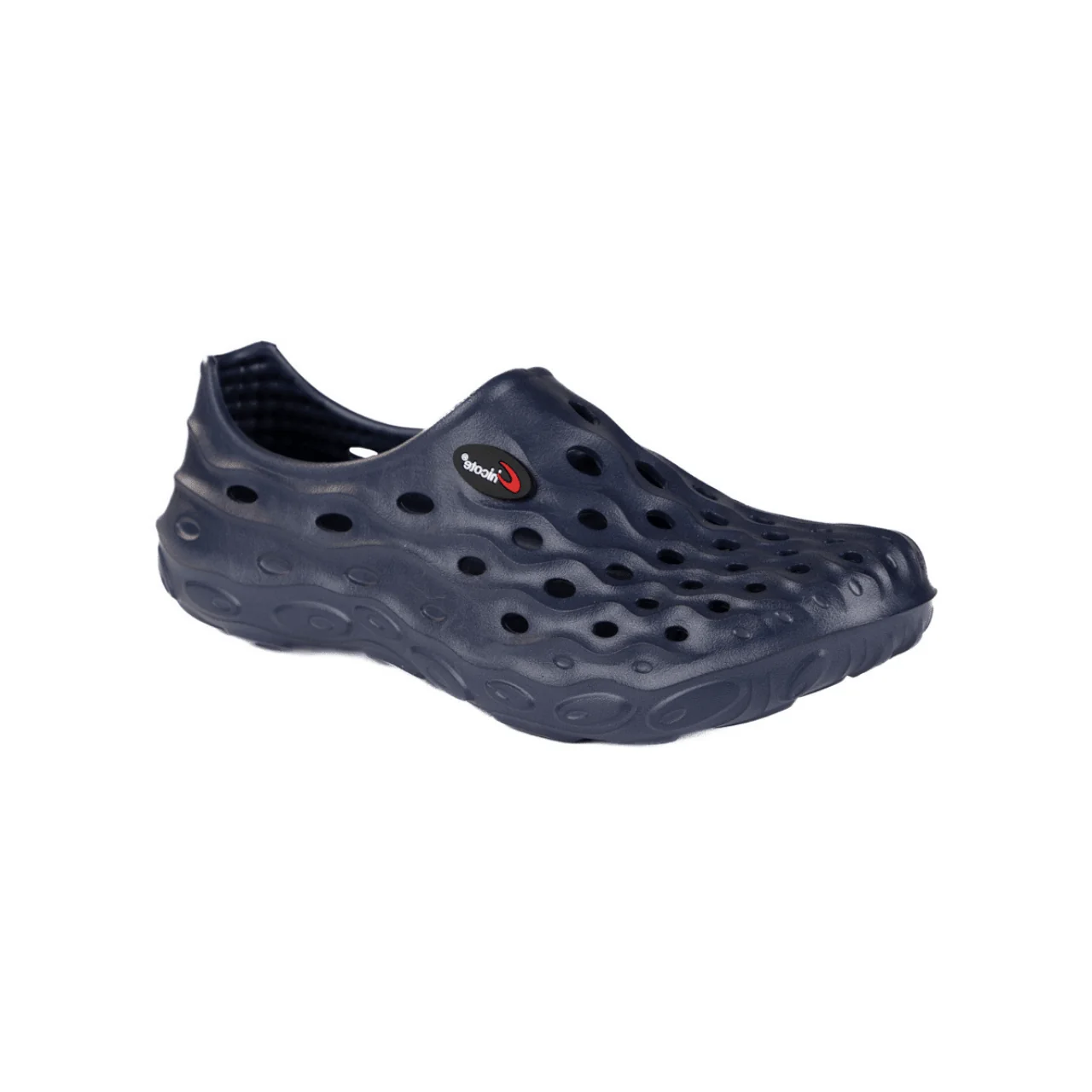Soft Lightweight Perforated Slip-On Clogs Green