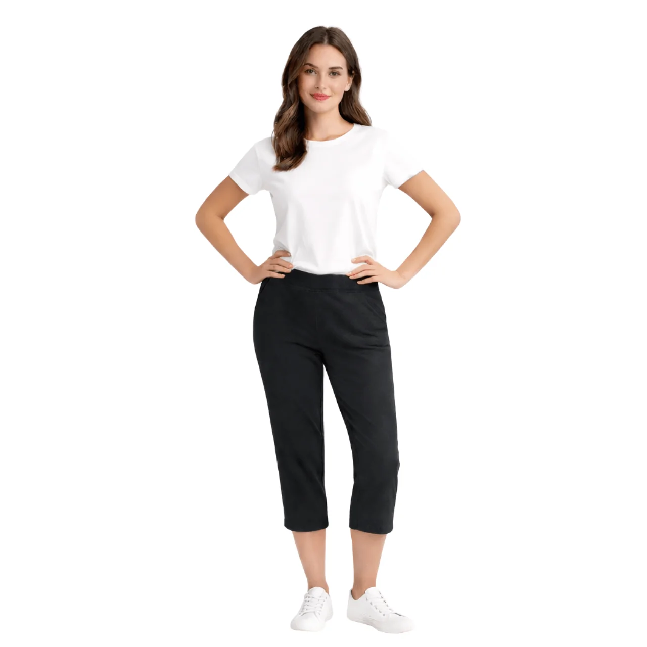 Trusted Essential Cropped Pull-On Pants Excellent