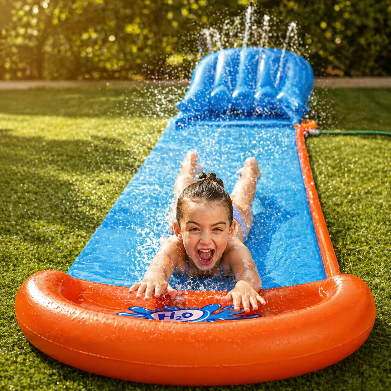 First-Class Tsunami Splash Ramp Single Slide Exceptional