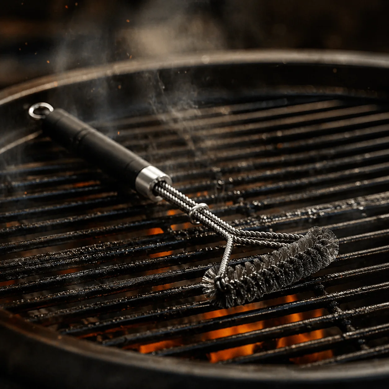 Unique Grill Cleaning Brush – Wire Roller Durable