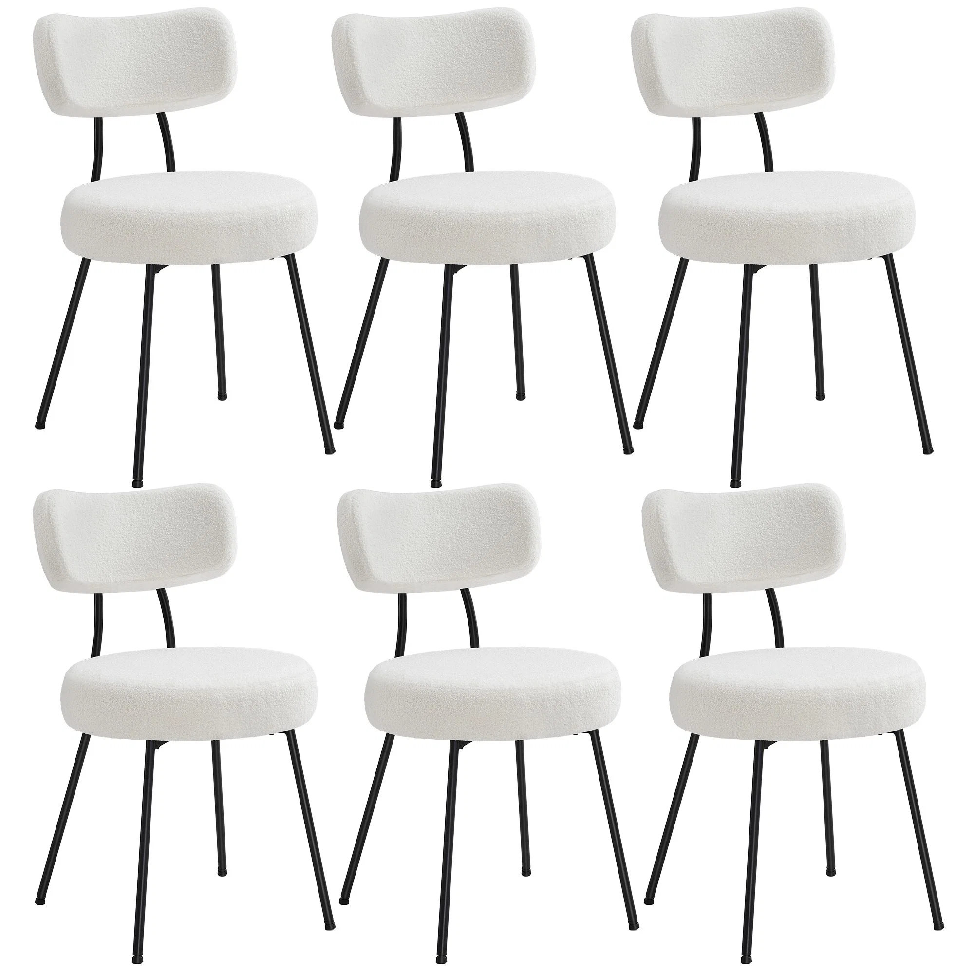 Reliable VASAGLE Dining Chairs Set of 6 Organic