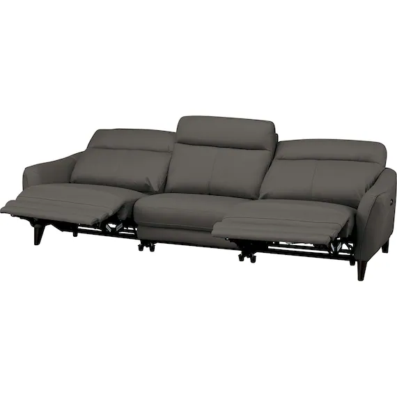 Elite ELECTRIC WIDE 3 SEATER SOFA LS06 NW DGY Genuine