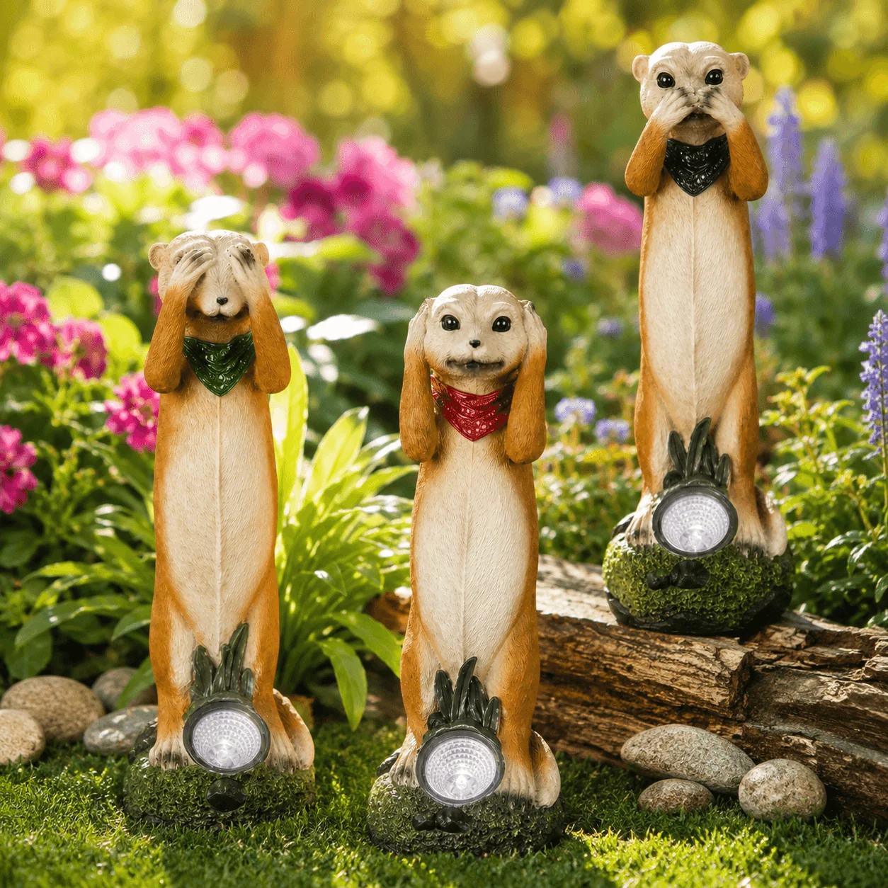 Environmentally Friendly Meerkat Solar Light – 25 cm Carefully Designed