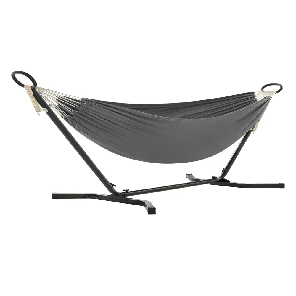 Exclusive SONGMICS Double Hammock with Stand Natural