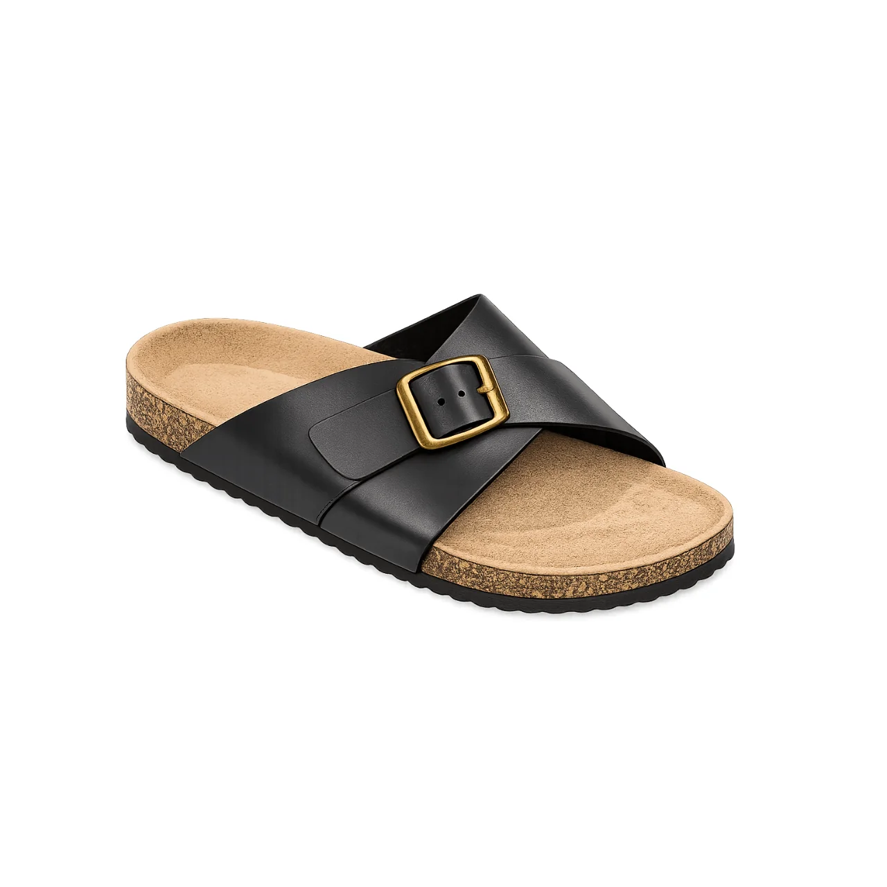 High-Quality Men s Cross Strap Buckle Sandals Authentic