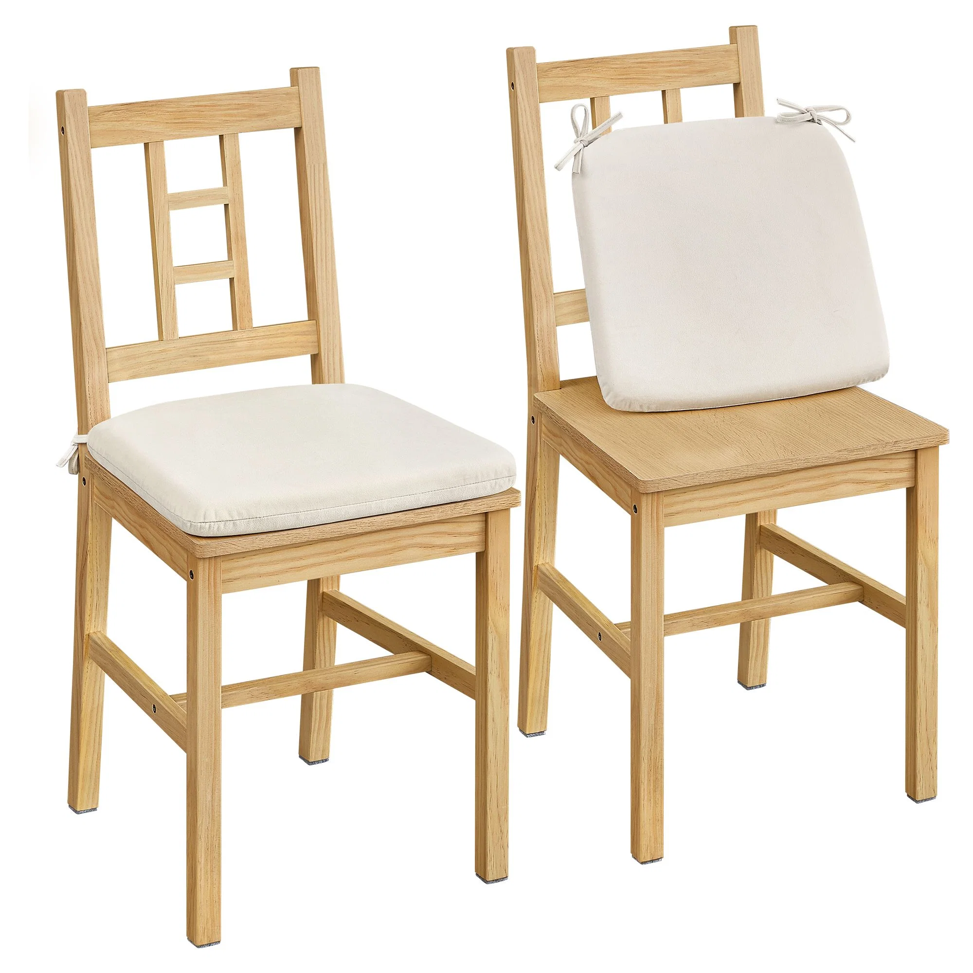 Elegant VASAGLE VASAGLE Dining Chairs Set of 2 Kitchen and Dining Room Chairs Dinner Chairs Carefully Designed