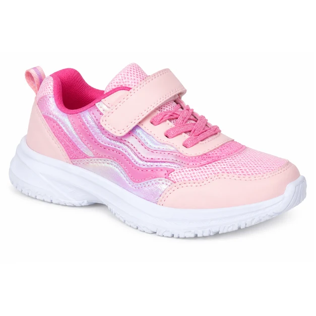 Refined Girls’ Athletic Sneakers with Hook-and-Loop Strap Traditional