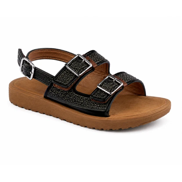 Relaxed Women’s Sandals with Adjustable Buckle Straps Breathable