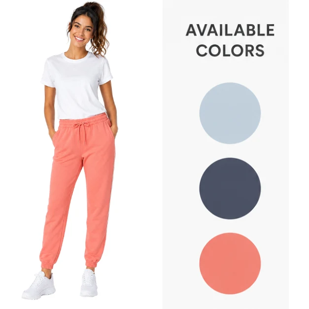 Proven Women’s French Terry Fleece Jogger Pants Traditional