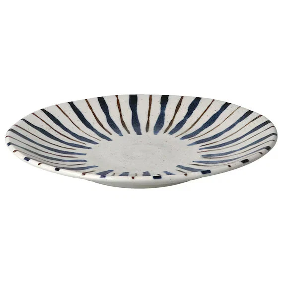 Organic ULTRA LIGHTWEIGHT 23CM ROUND PLATE KARU ECLE NISHOKUTOKUSA Exclusive