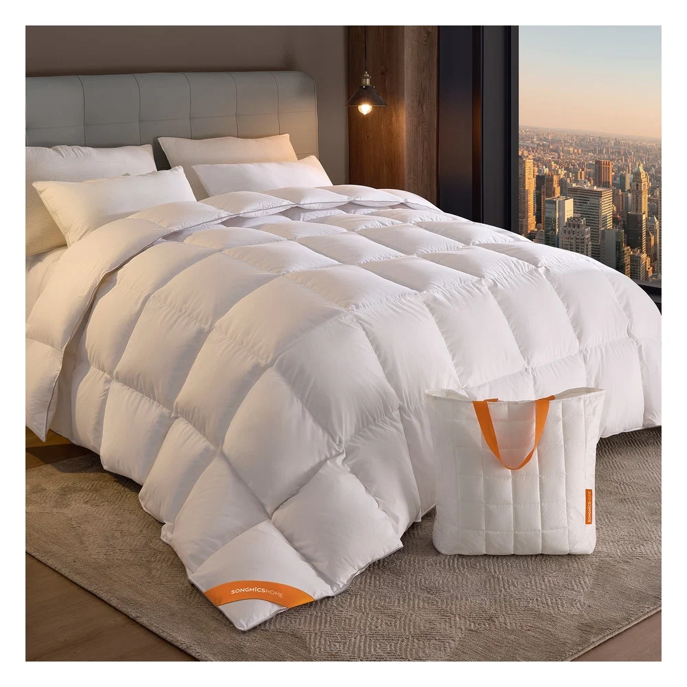 Superior SONGMICS HOME Down Duvet for All Seasons Safe