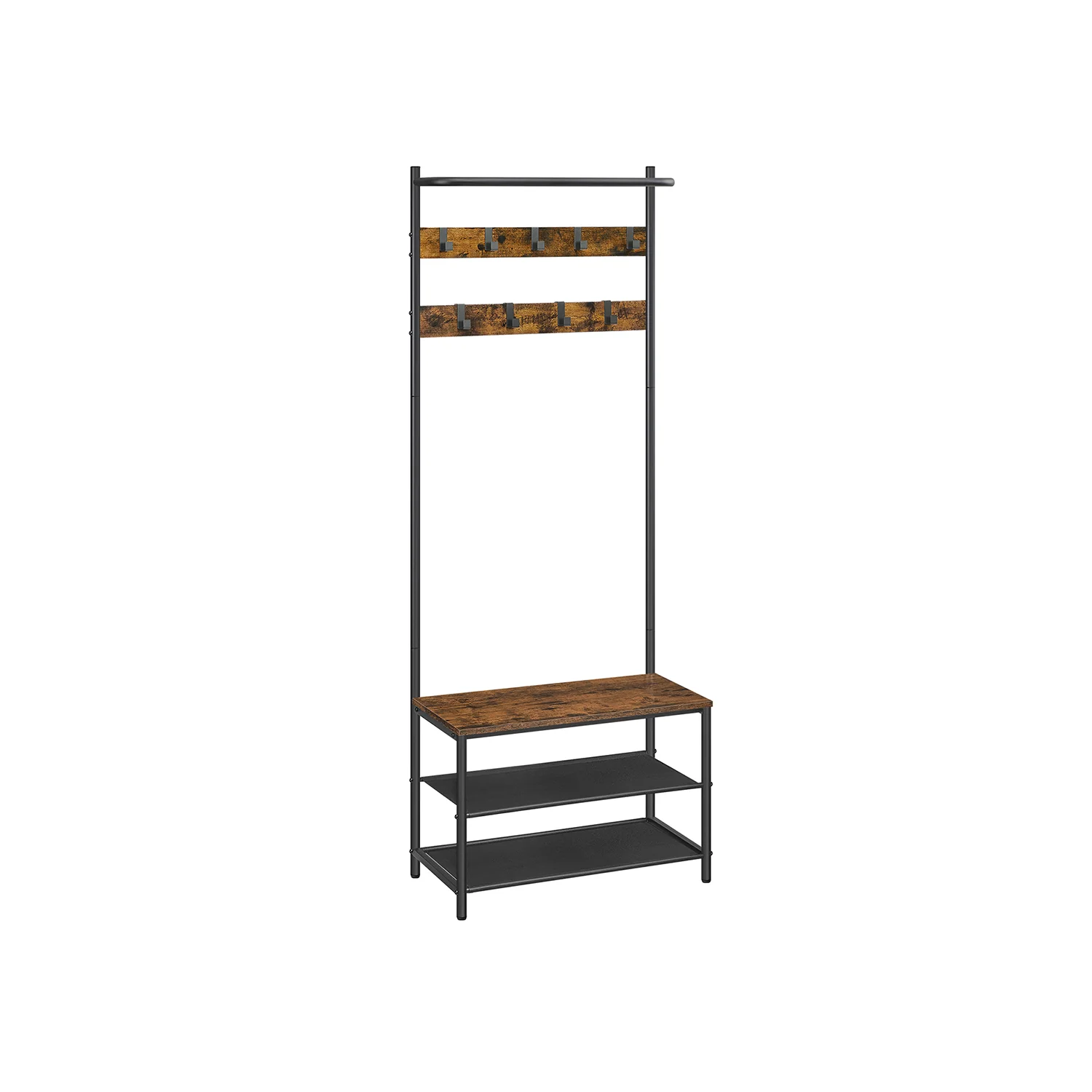 Consistent VASAGLE Hall Tree with Bench and Shoe Storage Outstanding