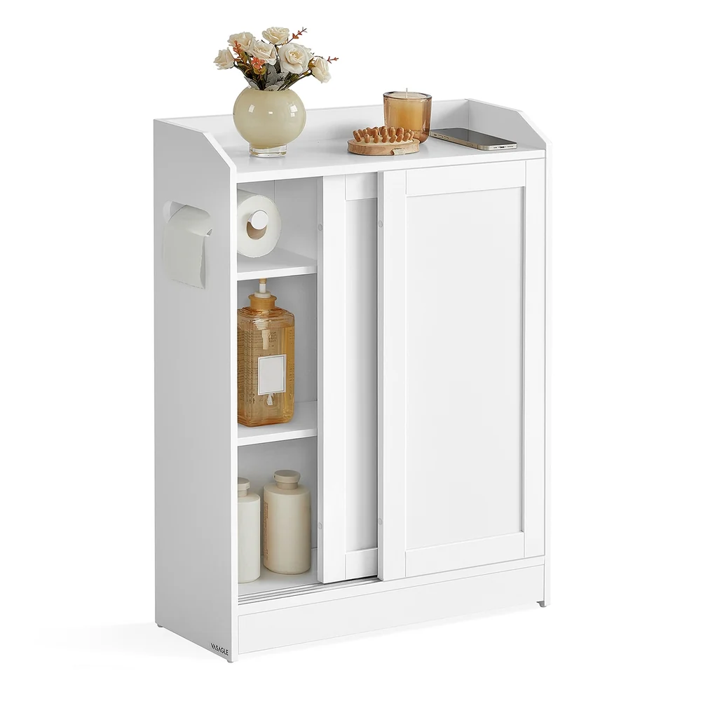 Modern VASAGLE Slim Bathroom Storage Cabinet Refined