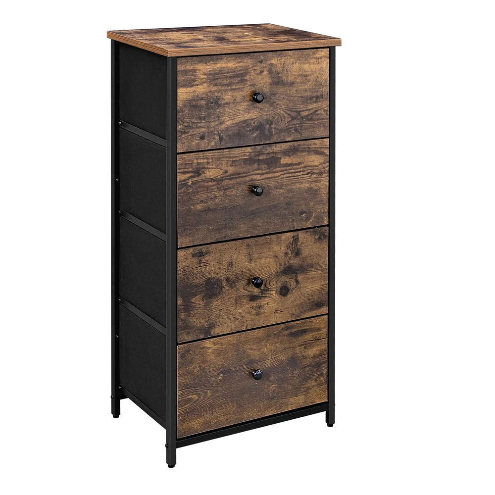 Fast SONGMICS Fabric Dresser with 4 Drawers Metal Frame Selected