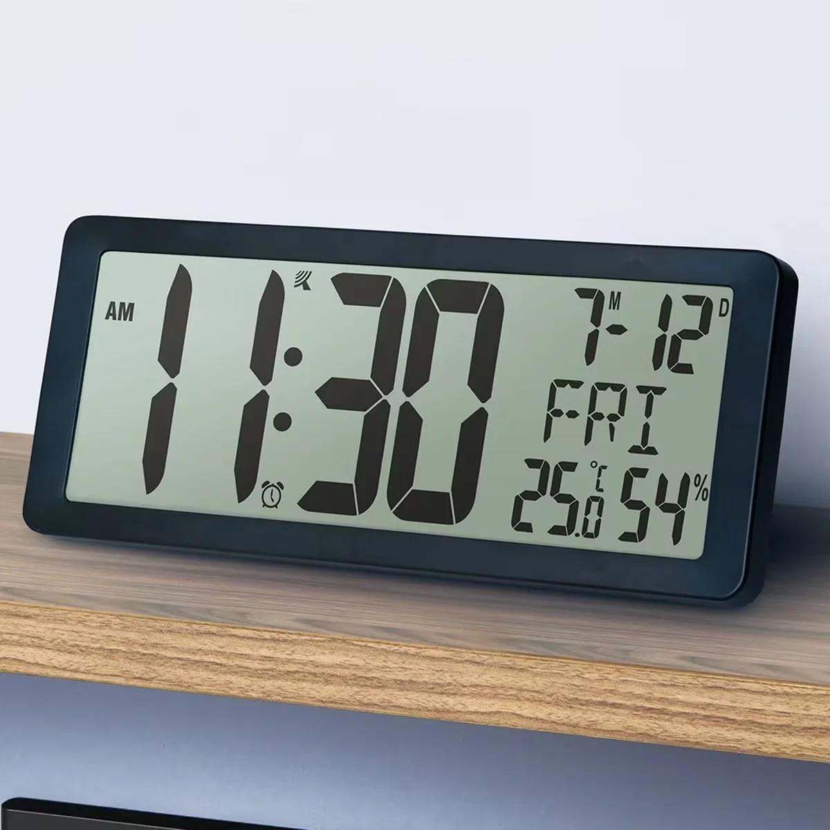 Exclusive LCD CLOCK CLARK-BK S5021BK Pure
