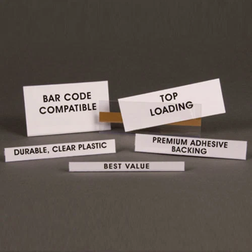 Soft Open-Edge Top-Loader Label Holders – 50pk Detailed