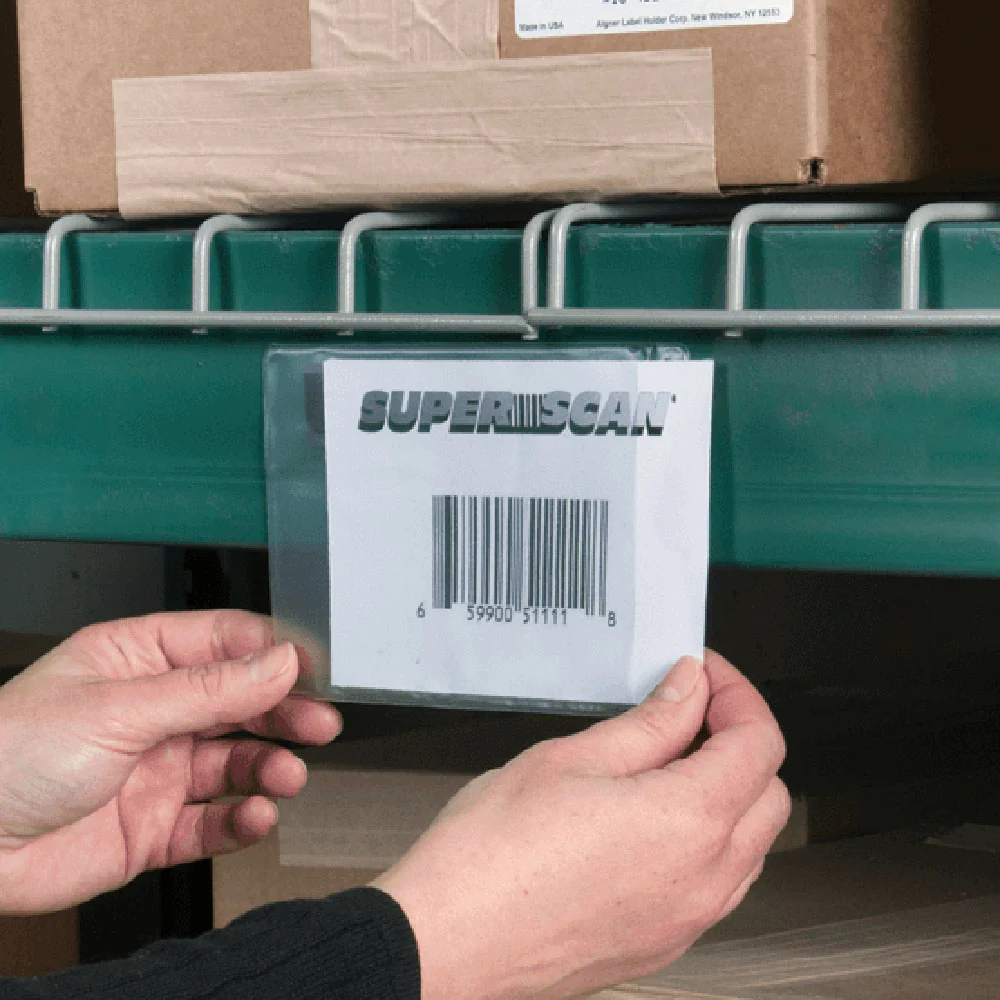 Contemporary Clear SUPER SCAN Label Holders – 25pk 50pk Expertly Made