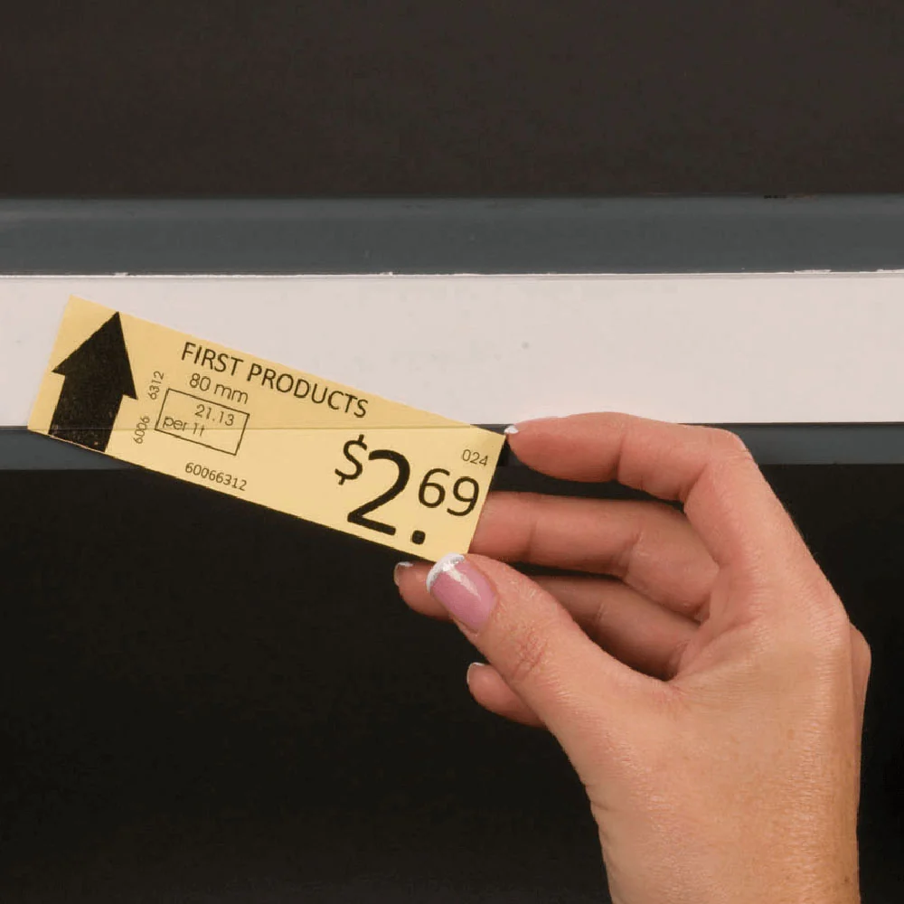 Minimalist Clear Slip-Strip Label Holders – 6pk Official