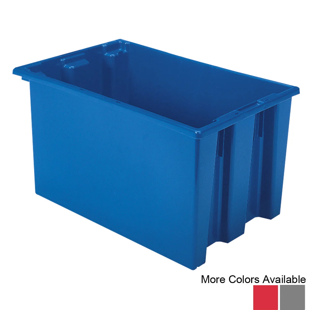 World-Class Akro Nest and Stack Totes 3 Pack – 23-1 2 quot d x 15-1 2 quot w x 12 quot h Efficient