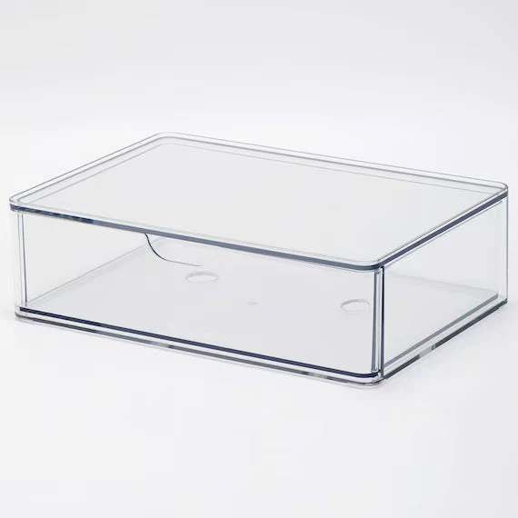 Unique CLEAR COSMETIC ORGANIZER WITH DRAWERS L IW Selected
