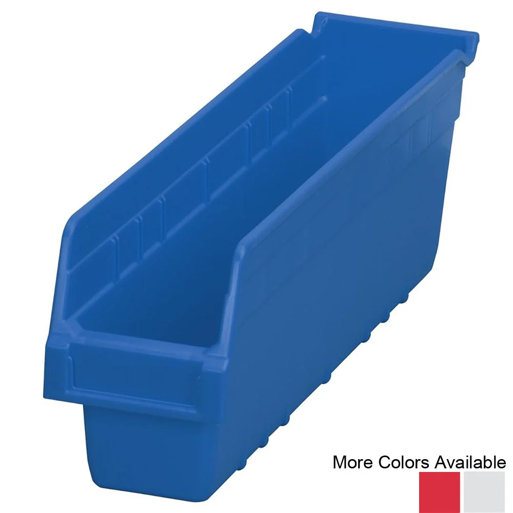 Refined 18 quot d x 4-1 4 quot w x 6 quot h Akro ShelfMax Bins – 8 Pack Professional