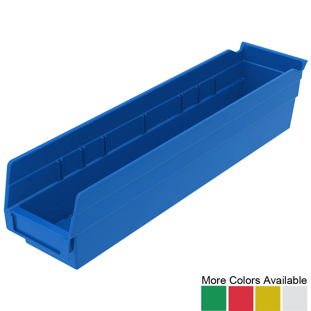 Casual 17-7 8 quot d x 4-1 8 quot w x 4 quot h Nesting Shelf Bins – 12 Pack Original Design
