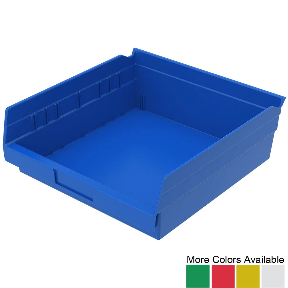 Convenient 11-5 8 quot d x 11-1 8 quot w x 4 quot h Nesting Shelf Bins – 12 Pack Specialty