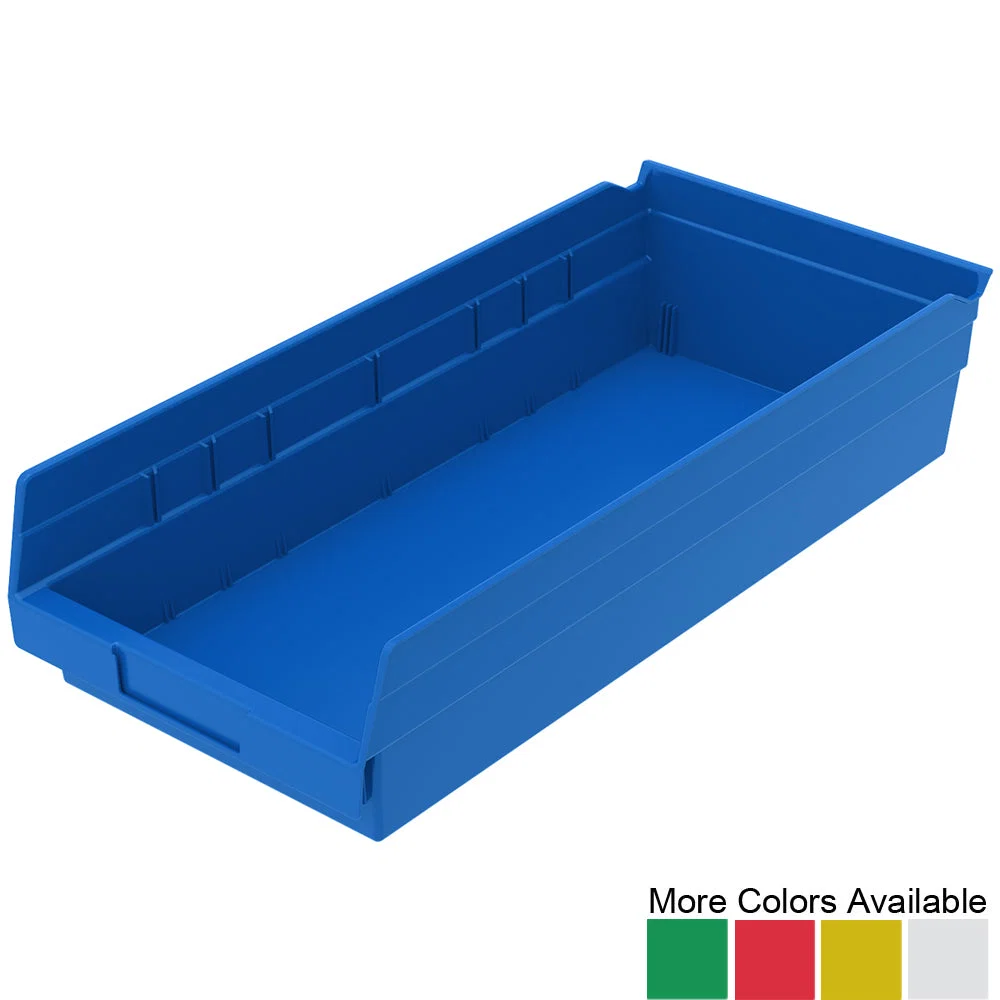 Superior 17-7 8 quot d x 8-3 8 quot w x 4 quot h Nesting Shelf Bins – 12 Pack Exclusive