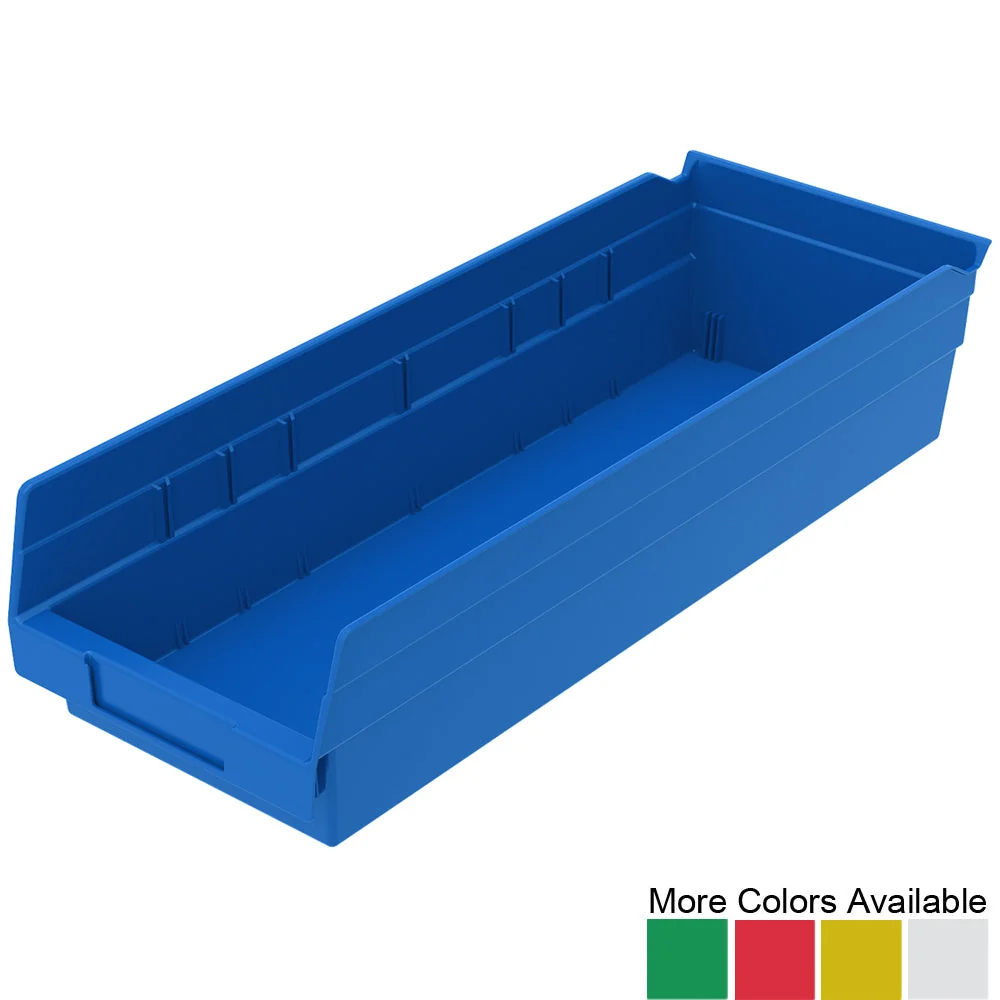 Optimized 17-7 8 quot d x 6-5 8 quot w x 4 quot h Nesting Shelf Bins – 12 Pack First-Class