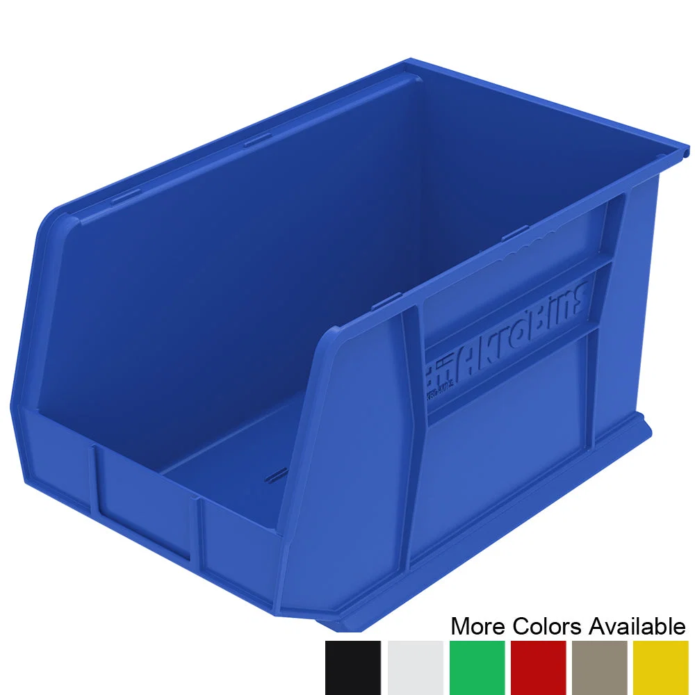Fine 18 quot d x 11 quot w x 10 quot h Stacking AkroBins – 6 Pack First-Class
