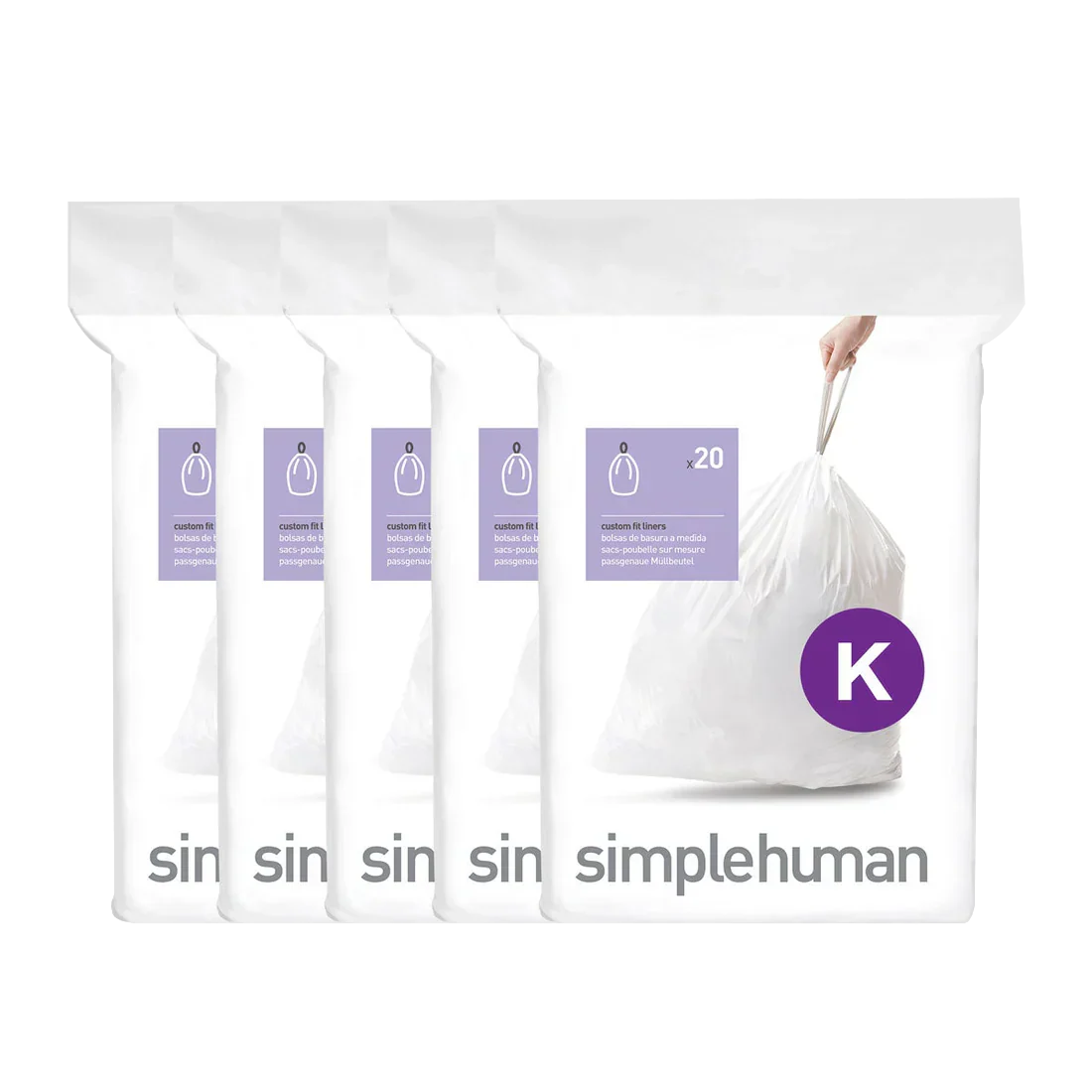 Premium Material TRASHBAG K 38L 10 GAL 20CT World-Class